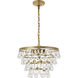 Kora 5 Light 17 inch Brass Pendant Ceiling Light