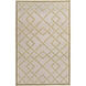 Brighton 120 X 96 inch Neutral and Gray Area Rug, Viscose