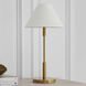 Drew & Jonathan Porteau 23 inch 9.00 watt Satin Brass Table Lamp Portable Light