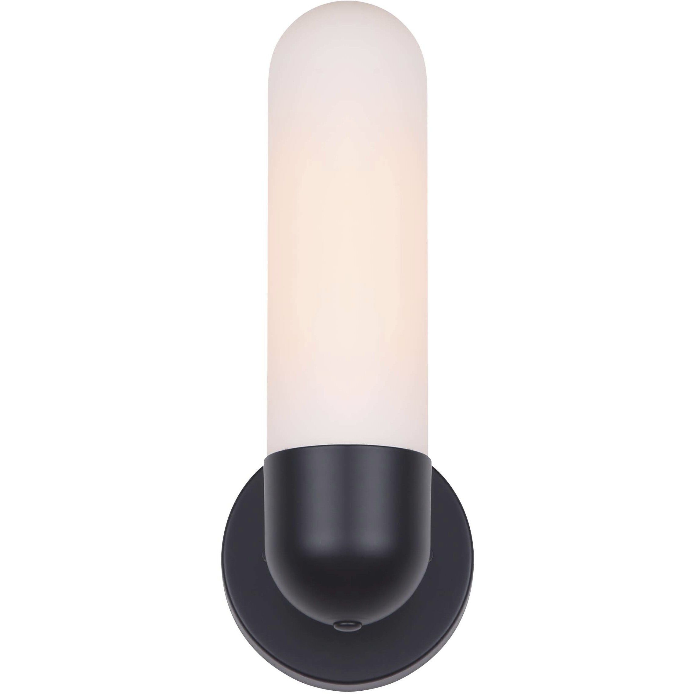 Bevin 1 Light 4.75 inch Black Wall Light