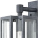 Bianca 1 Light 13 inch Aged Zinc Outdoor Wall Sconce