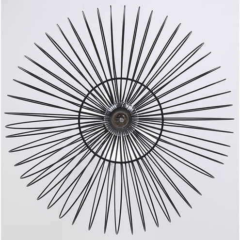 Stockholm 1 Light 16 inch Black Swag Pendant Ceiling Light