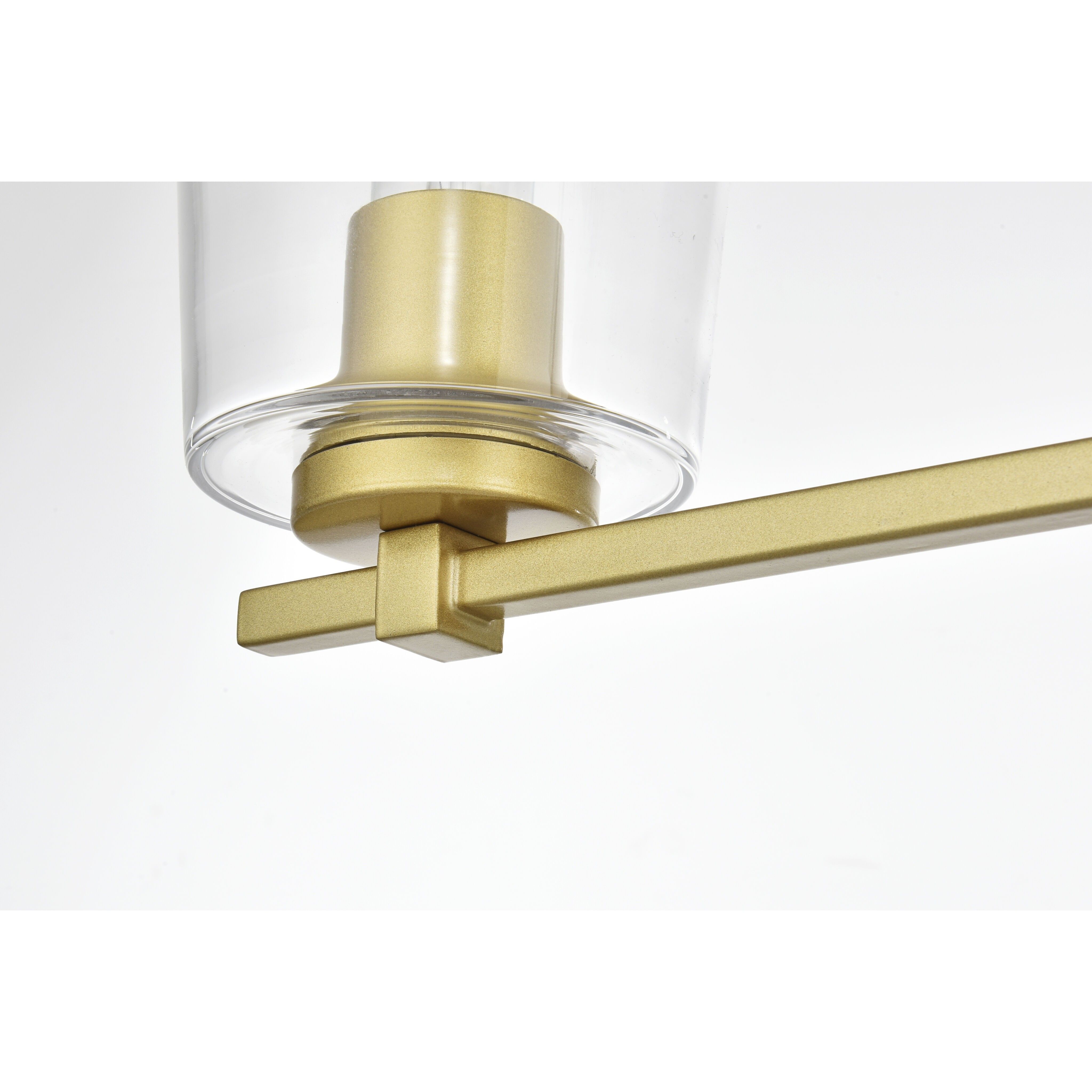 Kacey 4 Light 33 inch Brass Bath Sconce Wall Light
