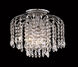 Falls 4 Light 16 inch Chrome Flush Mount Ceiling Light in Royal Cut