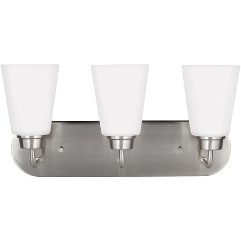 Kerrville 3 Light 18 inch Chrome Wall Bath Fixture Wall Light