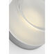 Drew & Jonathan Tatum 1 Light 5.12 inch Chrome Wall Sconce Wall Light in Clear Glass, 2700K
