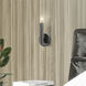 Copenhagen 1 Light 5.13 inch Black Chrome ADA Wall Sconce Wall Light, Single