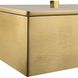 Wessex 14 inch Classic Brass and White Faux Shagreen Box