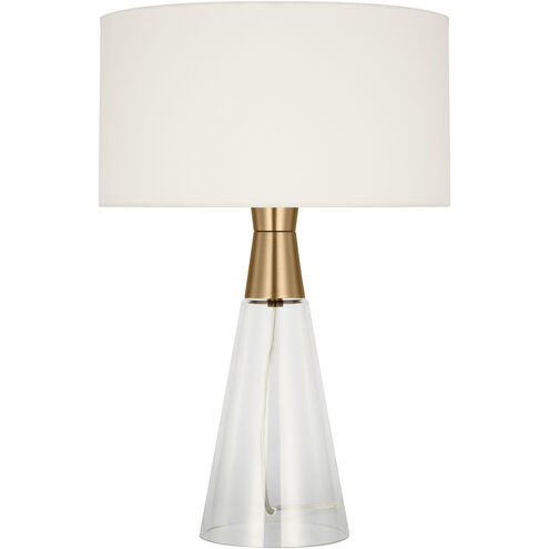 Drew & Jonathan Pender 20.75 inch 9.00 watt Satin Brass Table Lamp Portable Light