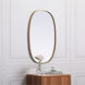 Brynn 30 X 20 inch Brass Mirror in 20 x 30