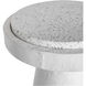 Book 21 X 16 inch White Accent Table, Outdoor