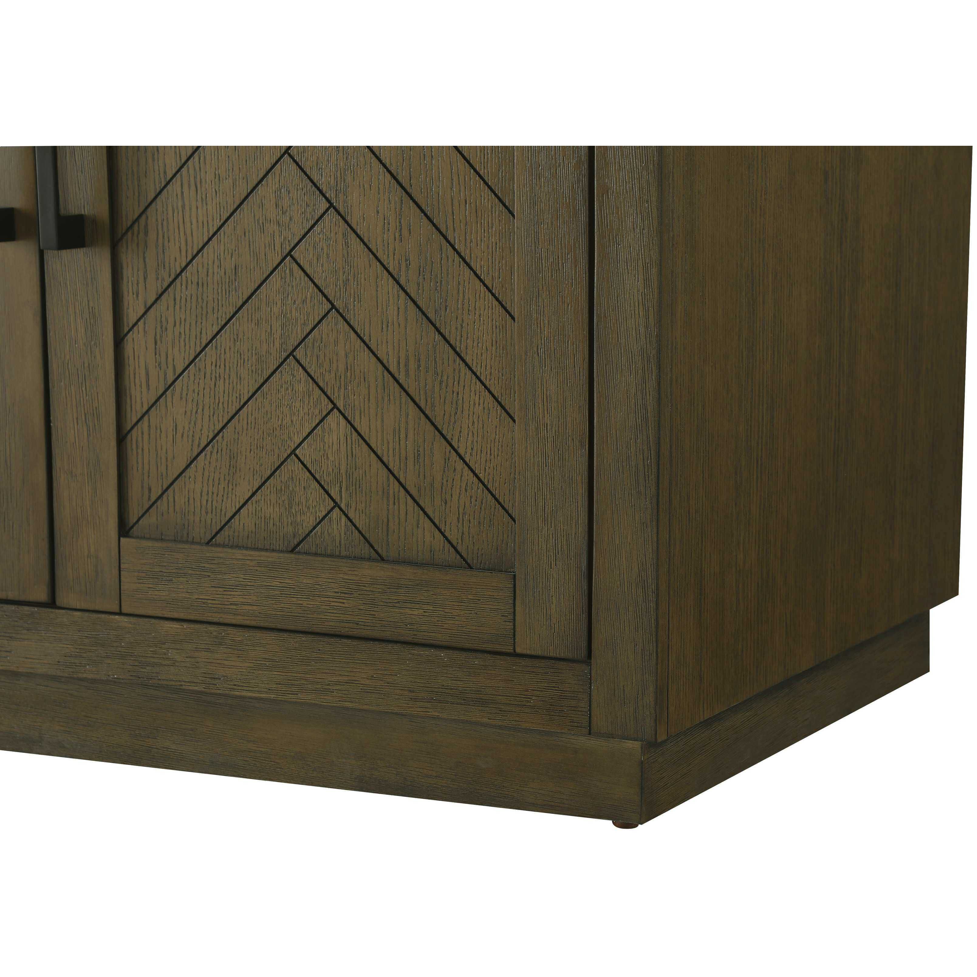 Chase 84 X 34 inch Hazel Oak Bathroom Vanity Cabinet