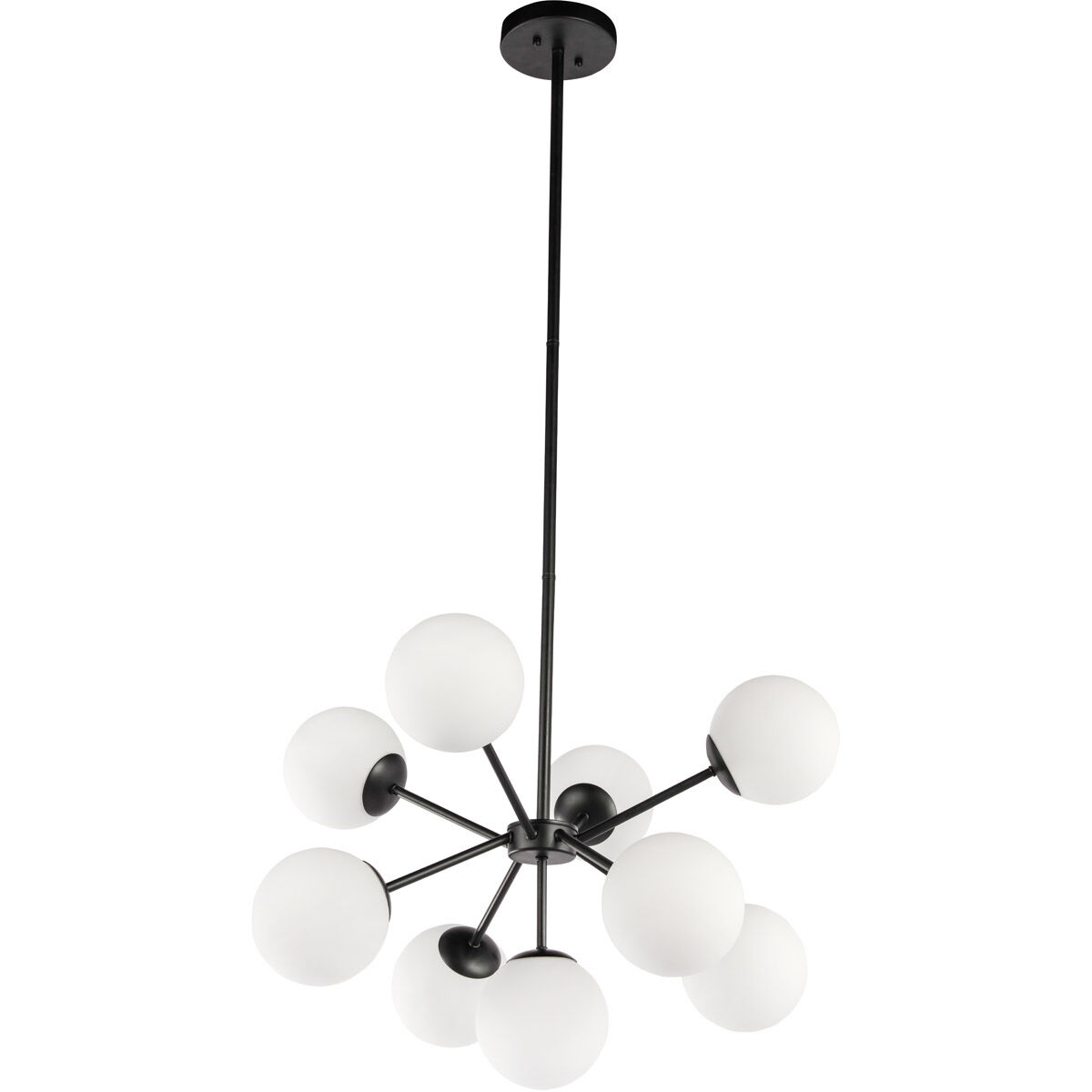 Jupiter 9 Light 26 inch Black Pendant Ceiling Light