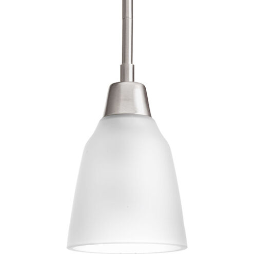 Asset 1 Light 5 inch Brushed Nickel Mini-Pendant Ceiling Light in Bulbs Not Included