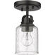 Kinsley 1 Light 5.25 inch Matte Black Flush Mount Ceiling Light