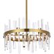 Serena 10 Light 20 inch Satin Gold Pendant Ceiling Light