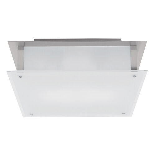 Vision LED 10 inch Brushed Steel Flush Mount Ceiling Light