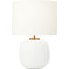 Hable Fanny 22.63 inch 9 watt Matte White Ceramic Table Lamp Portable Light