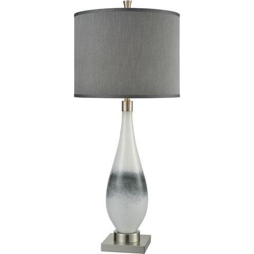 Vapor 38 inch 100.00 watt White with Nickel Table Lamp Portable Light