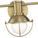 Dalton 3 Light 23 inch Brushed Gold Vanity Light Wall Light 