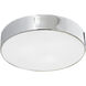 Snare 2 Light 12 inch Chrome Flush Mount Ceiling Light