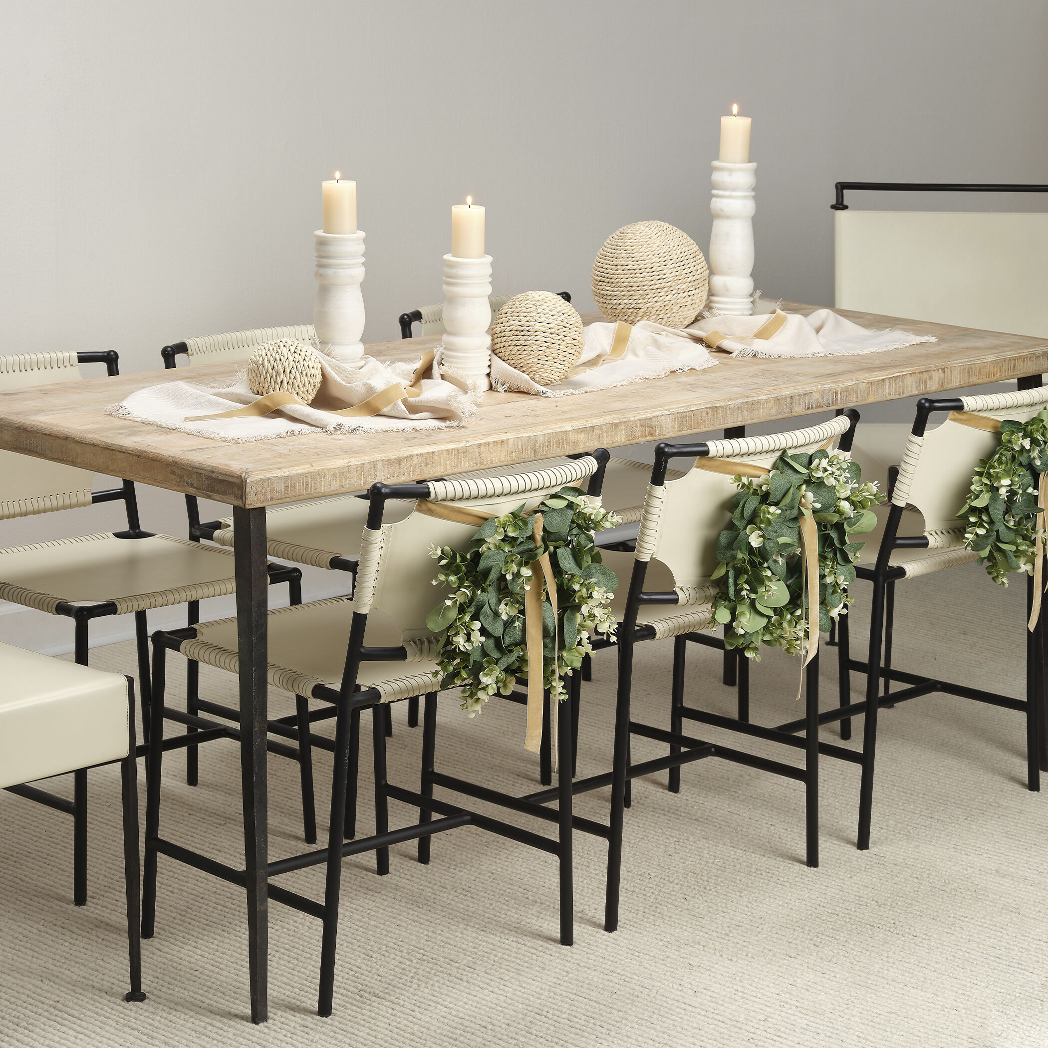 Monument 12 X 3 inch Candlesticks, Set of 3