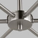 Alvin 6 Light 38.25 inch Brushed Nickel Chandelier Ceiling Light