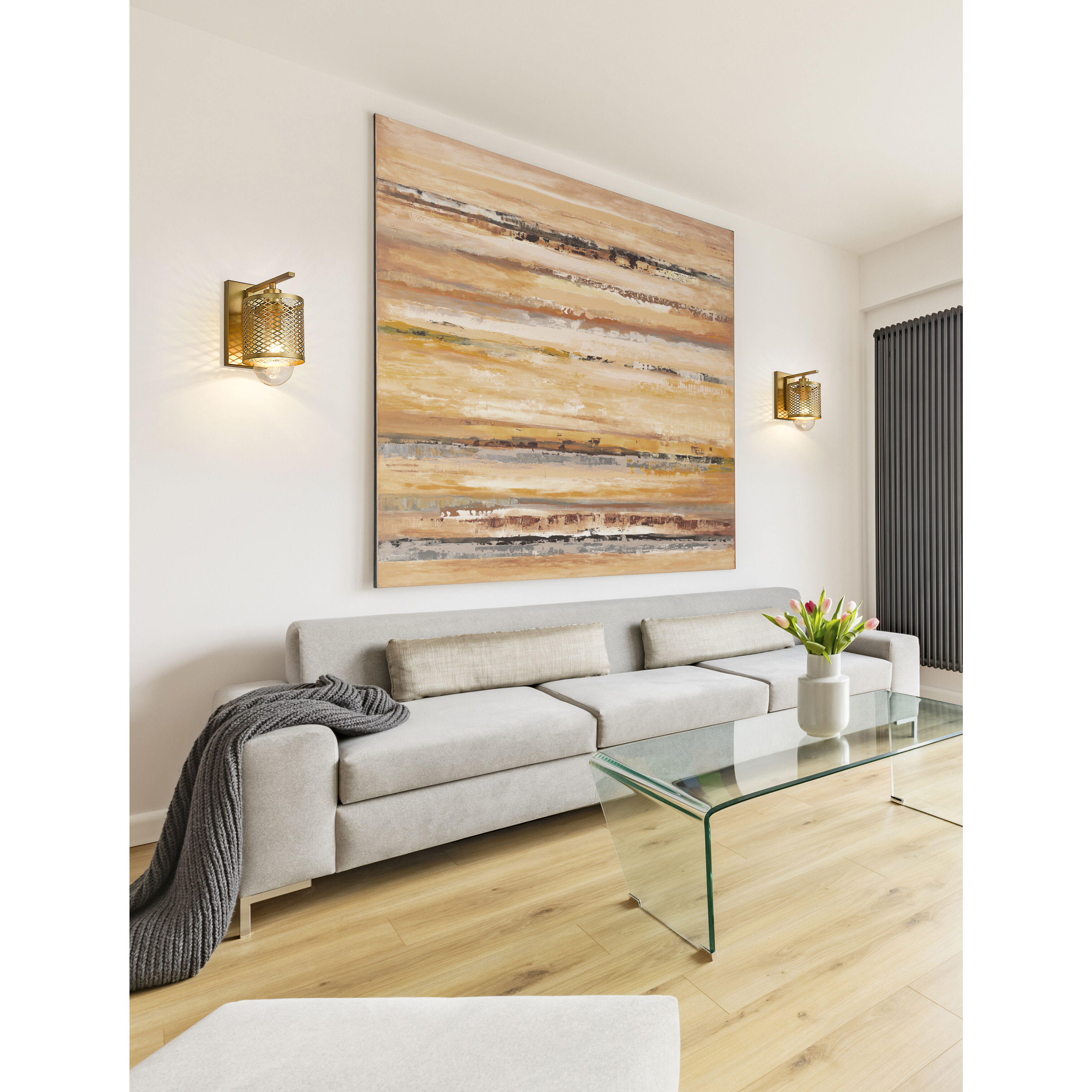 Kipton 1 Light 6 inch Rubbed Brass Wall Sconce Wall Light in Rubbed Bronze