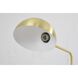 Canada 58 inch 100.00 watt Satin Brass Floor Lamp Portable Light