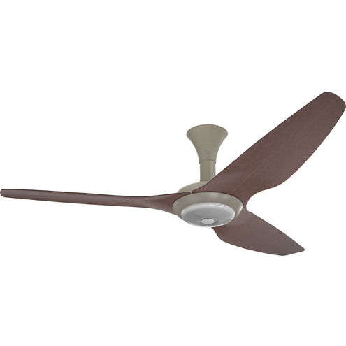Haiku 60 inch Satin Nickel with Cocoa Bamboo Blades Ceiling Fan