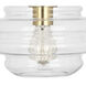 Horizon 27.75 inch 60 watt Clear Glass Table Lamp Portable Light