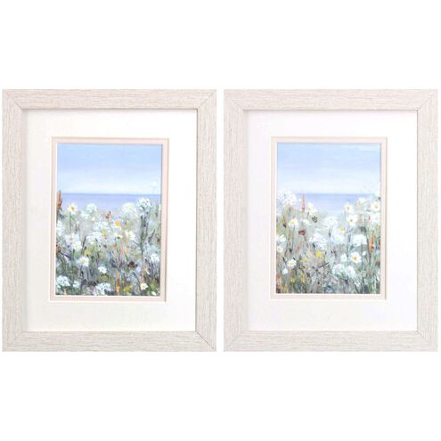 Waterside Collection Blue Framed Art