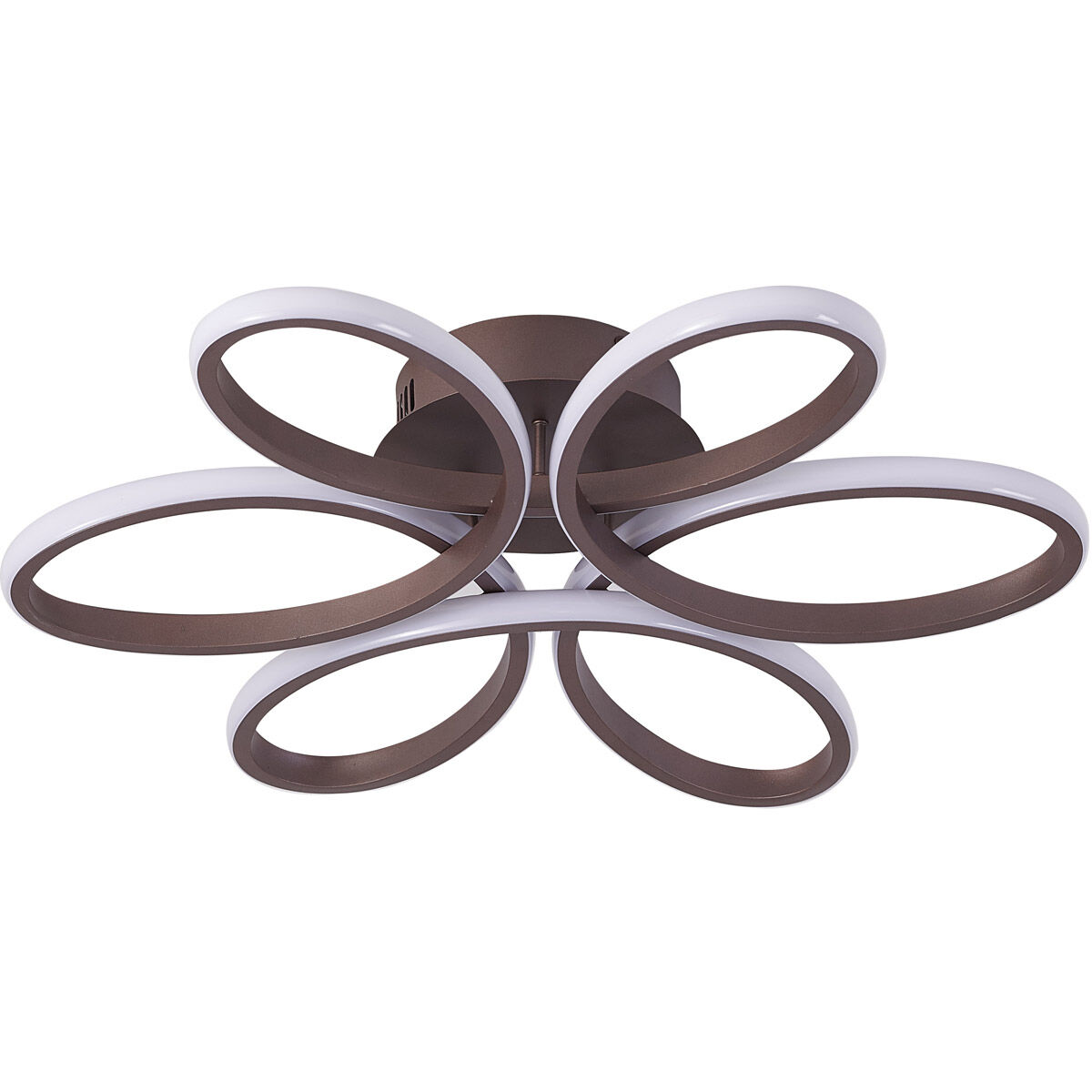 Canada LED 22 inch Satin Coffee Flush Mount Ceiling Light