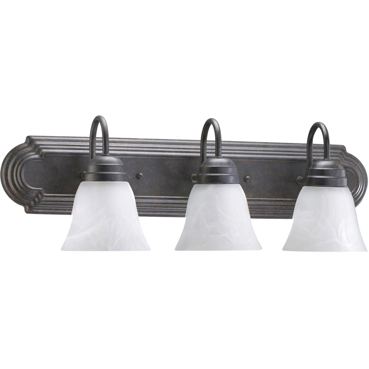 Fort Worth 3 Light 24 inch Toasted Sienna Vanity Light Wall Light in Faux Alabaster