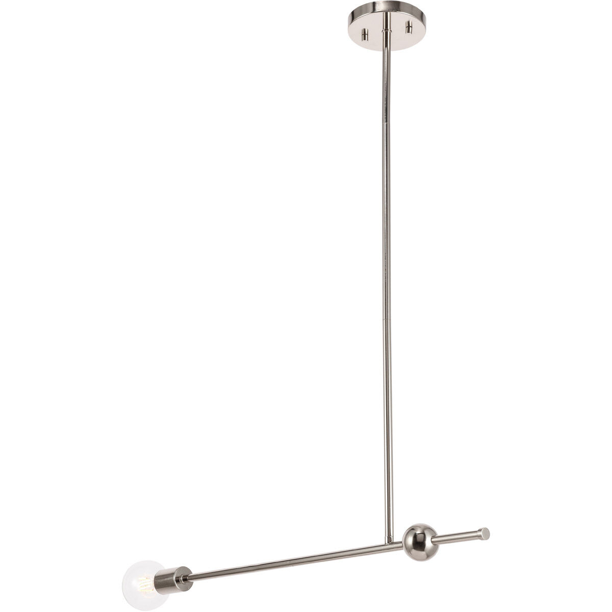 Brees 1 Light 27 inch Chrome Pendant Ceiling Light