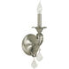 Liebestraum 1 Light 5 inch Matte Black Sconce Wall Light