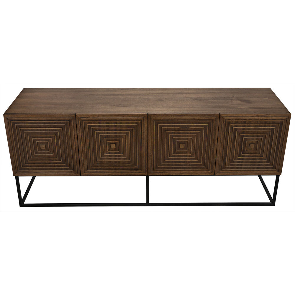 Lanon 80 X 21 inch Dark Walnut Sideboard