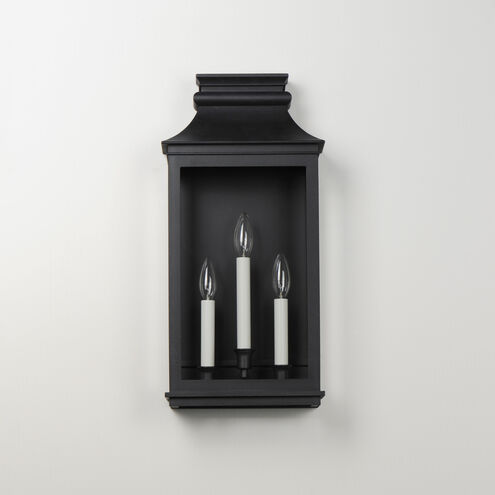 Savannah VX 3 Light 22 inch Black Oxide Outdoor Wall Mount