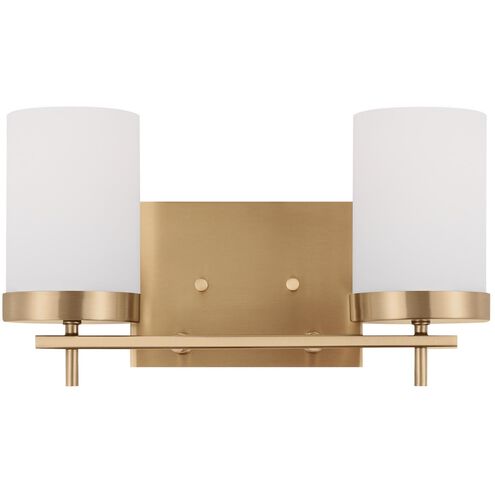 Sean Lavin Zire 2 Light 14 inch Satin Brass Wall Bath Fixture Wall Light