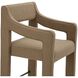 Elise 39.4 inch YM Ochre Counter Stool in Brown