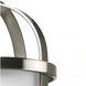 Bay Court 1 Light 11.75 inch Brushed Nickel Foyer Pendant Ceiling Light