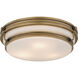 Grafton 3 Light 16.00 inch Flush Mount