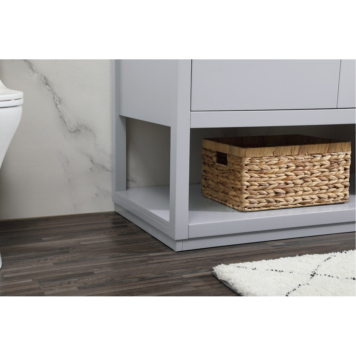 Larkin 60 X 22 X 34 inch Grey Vanity Sink Set