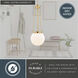 Kent 1 Light 11.75 inch Muted Brass Pendant Ceiling Light