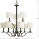 Inspire 9 Light 29 inch Antique Bronze Chandelier Ceiling Light