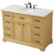 Americana 48 X 22 X 35 inch Natural Wood Vanity Sink Set