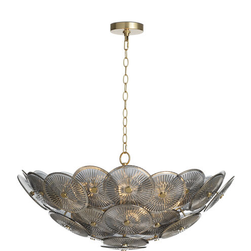 Holly 9 Light 31.25 inch Smoke Chandelier Ceiling Light