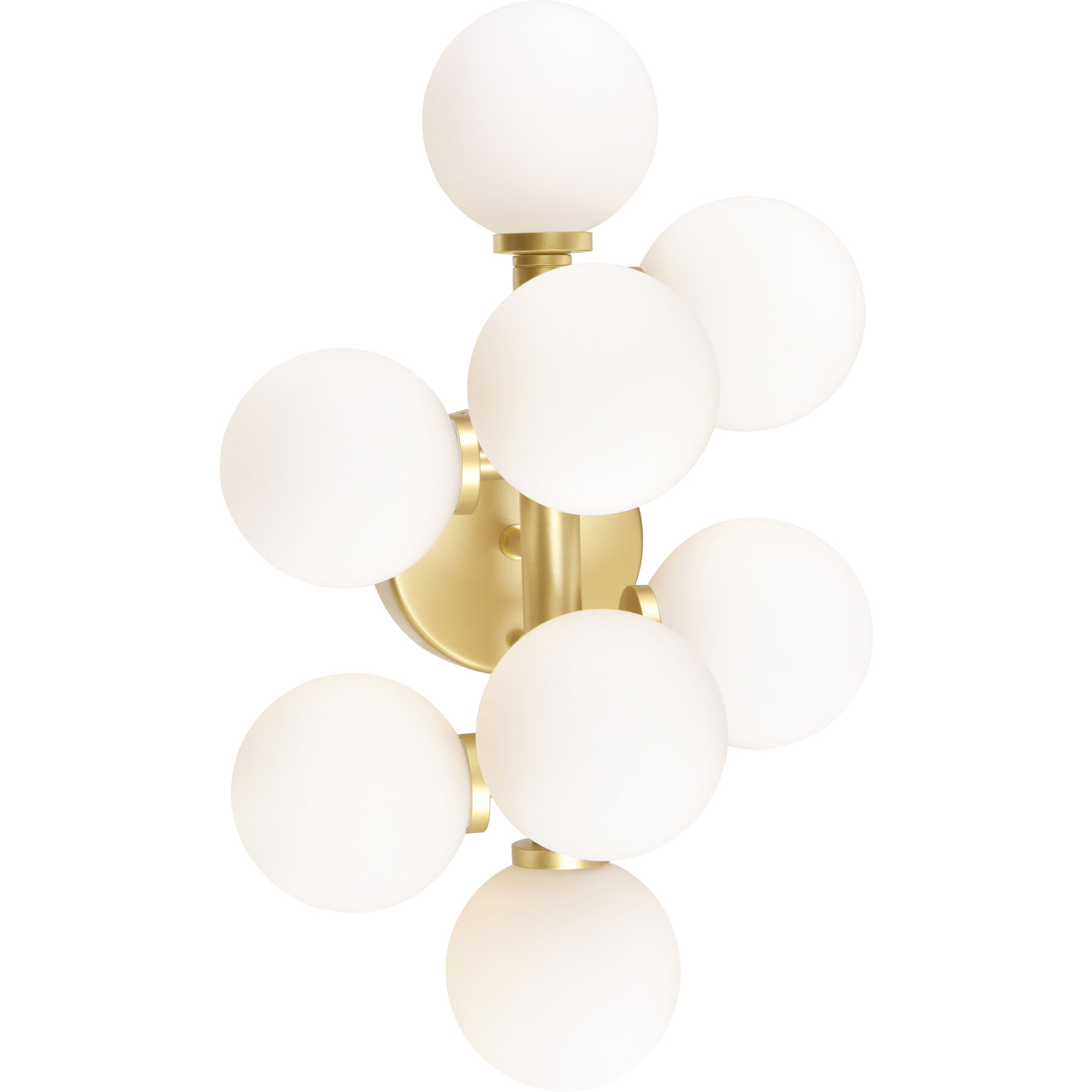 Arya LED 8 inch Satin Gold Wall Light