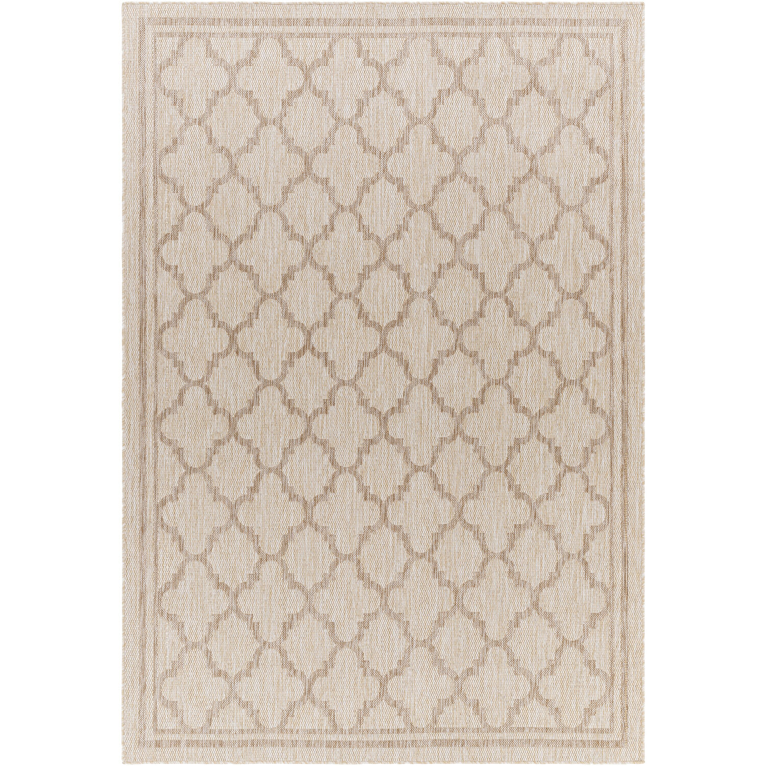 Tuareg 120 X 94 inch Taupe Outdoor Rug, Rectangle