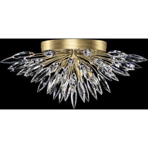 Lily Buds 4 Light 26 inch Gold Flush Mount Ceiling Light